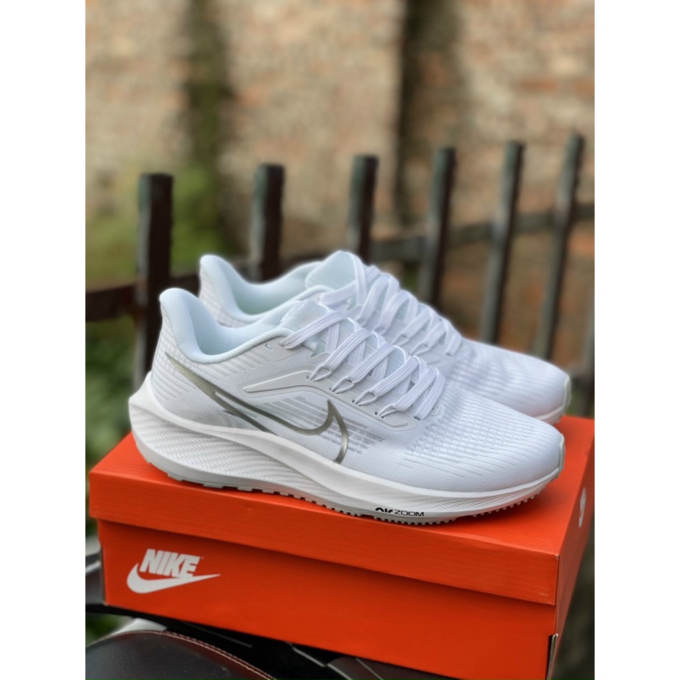 Giày thể thao sneaker air zoom trắng full siêu nhẹ 2022