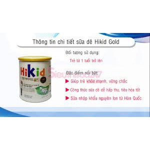 SỮA BỘT HIKID DÊ NÚI 600g