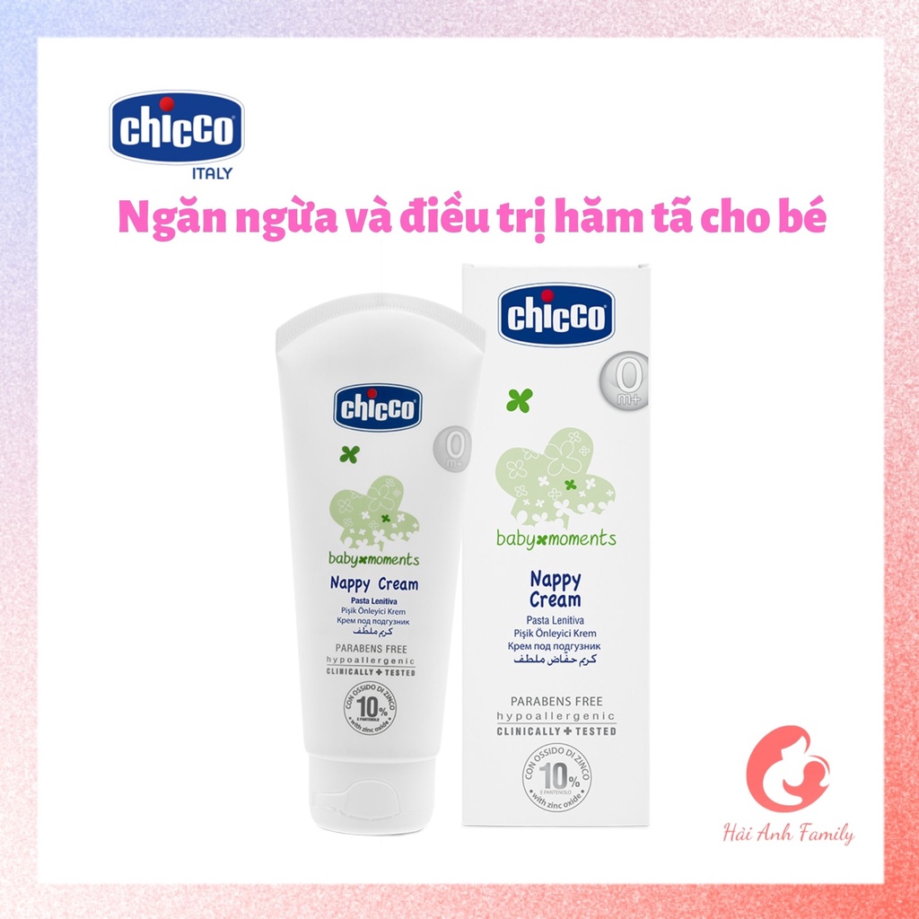 Kem Hăm 3 Tác Động Chicco 100ml, Ngăn Ngừa Và Hỗ Trợ Hăm Tã