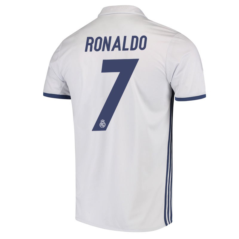 Áo Thun Thể Thao In Chữ Real Madrid Home CF Jersey Cristiano Ronaldo 16/17