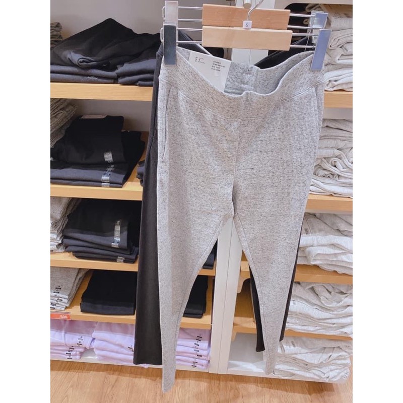 Quần legging gân uniqlo bill Nhật | BigBuy360 - bigbuy360.vn