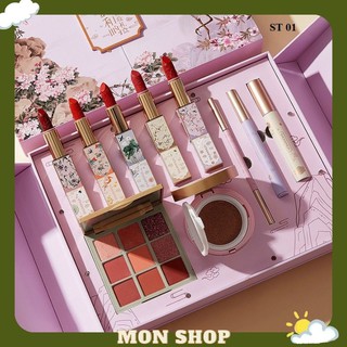 🌸sẵn🌸 Set trang điểm 10 món chuẩn hàng nội địa Trung SHUNVHUA ST 01
