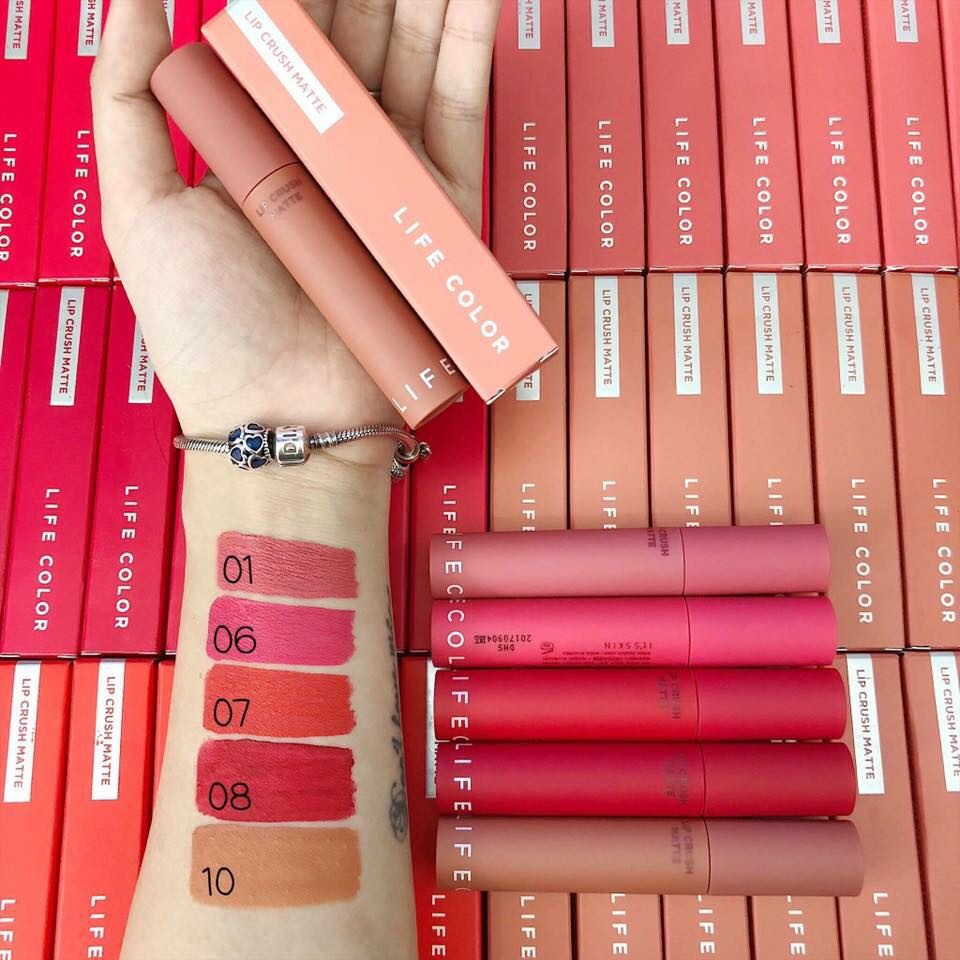 Son kem siêu lì It's Skin Life Color Lip Crush Matte