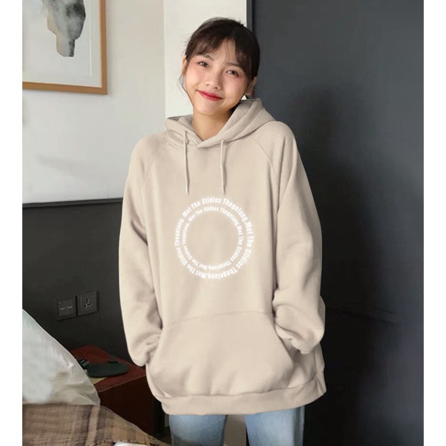 Áo Khoác Nỉ Hoodie Phản Quang Vòng Tròn Chữ PQ43KN AQ | BigBuy360 - bigbuy360.vn