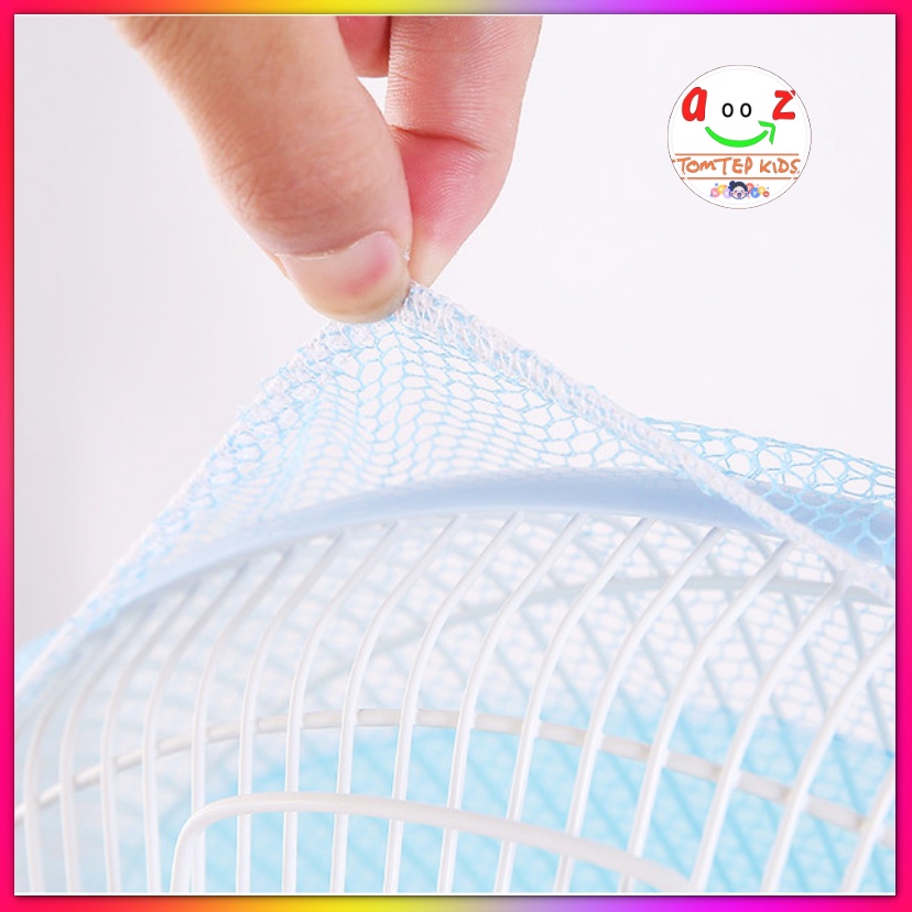 Lưới vải bọc quạt điện giữ an toàn cho bé, lưới bọc dùng cho quạt có đường kính 40cm