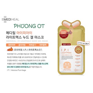 Mặt Nạ Mediheal Nude Gel Cao Cấp Làm Trắng Da I.P.I Lightmax Nude Gel Mask