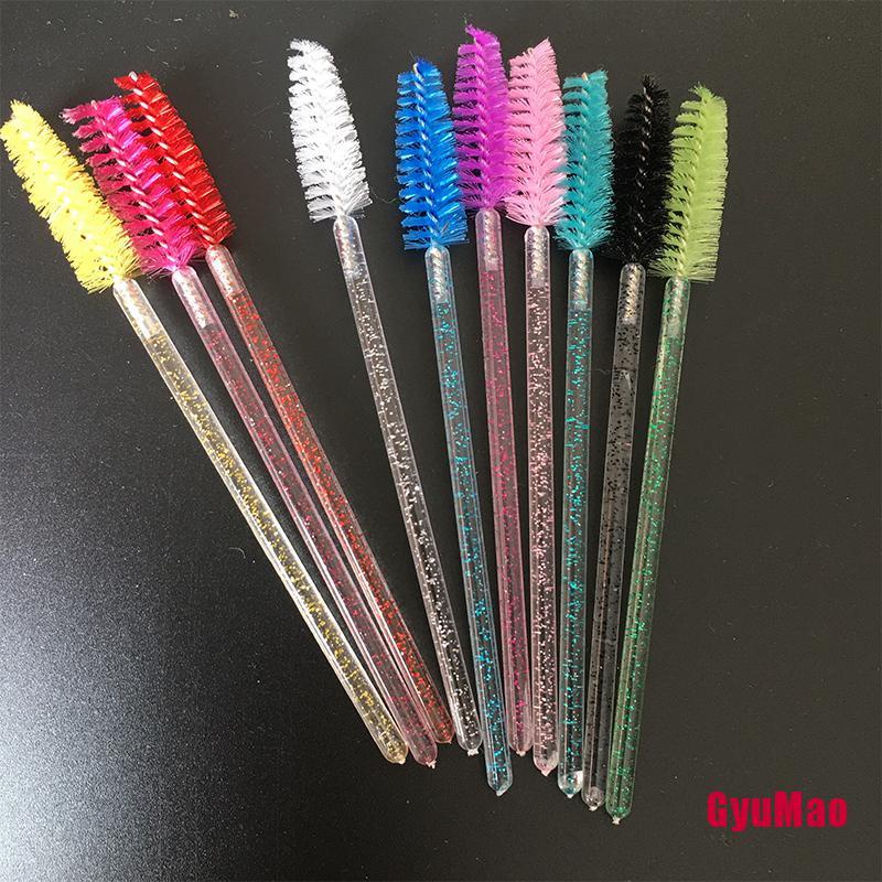 Bộ 50 Cọ Pha Lê Trang Điểm Lông Mi Dùng Một Lần