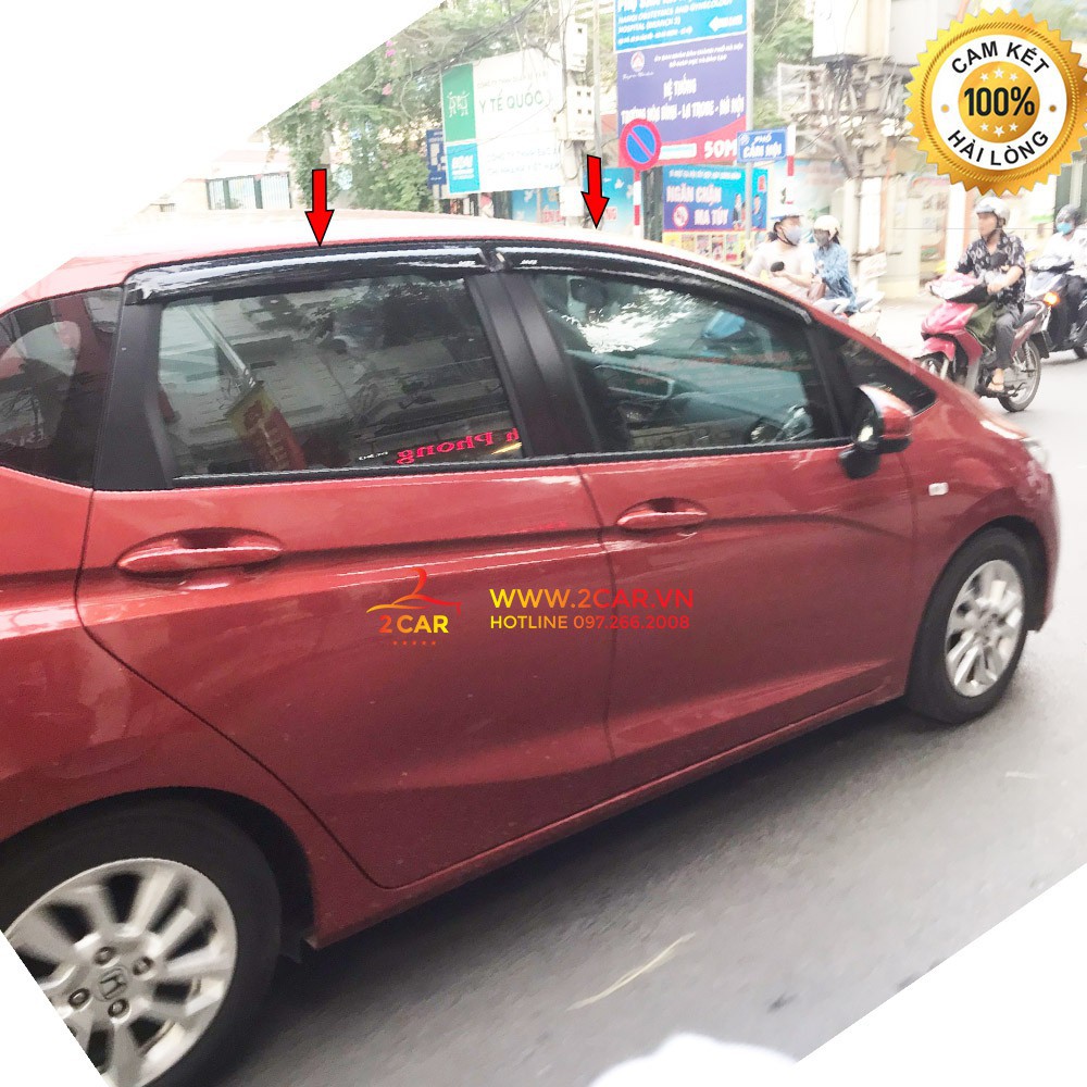 Vè Mưa Honda Jazz 2014 - 2020 nhựa đen hàng cao cấp