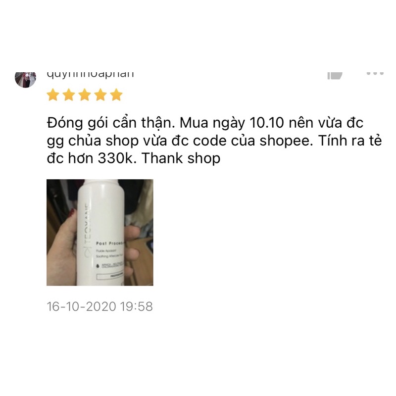 Sữa dưỡng và chăm sóc da sau liệu trình thẩm mỹ Teoxane Post Procedure 200ml – SOOTHING AFTERCARE FLUID