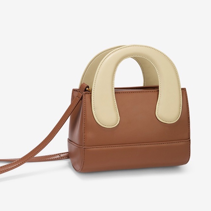 Túi đeo chéo IELGY phối màu tương phản đơn giản sành điệu cho nữ