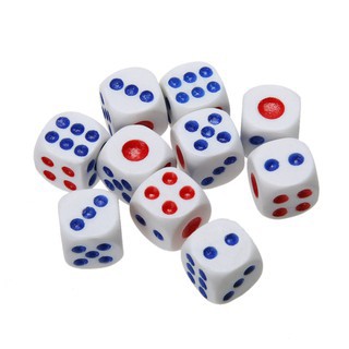 set 10 xúc xắc 6 mặt kiểu dáng cổ điển dùng để chơi game RPG tiện dụng