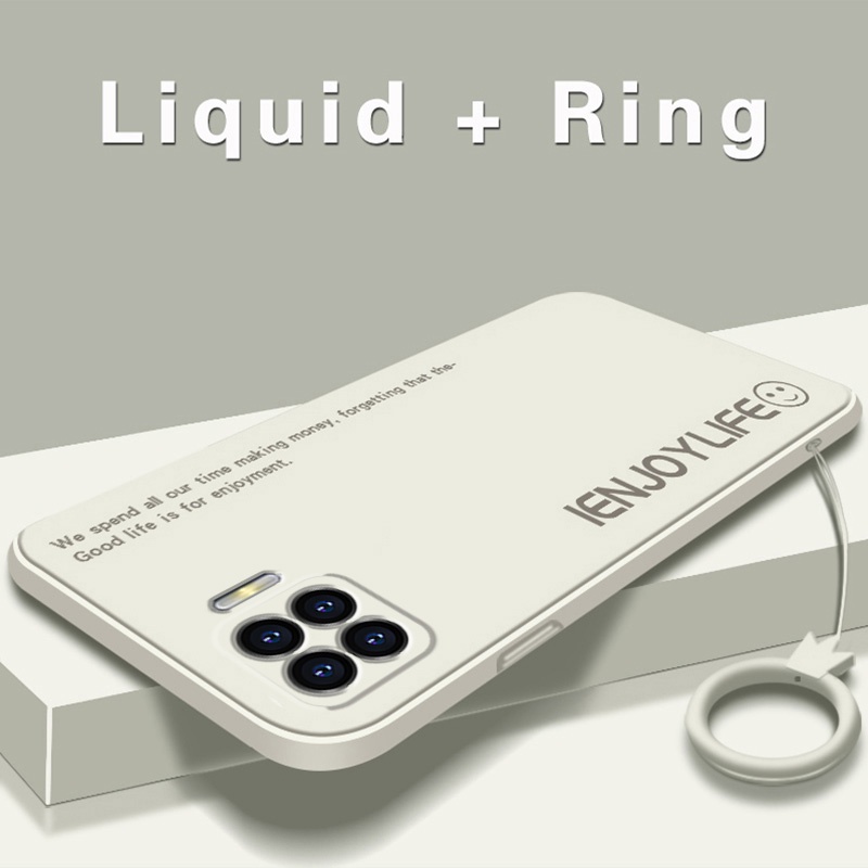 Ốp Điện Thoại Bằng Silicone Màu Trơn Cho OPPO a93 F17 PRO OPPO Reno 4F OPPO Reno4 F