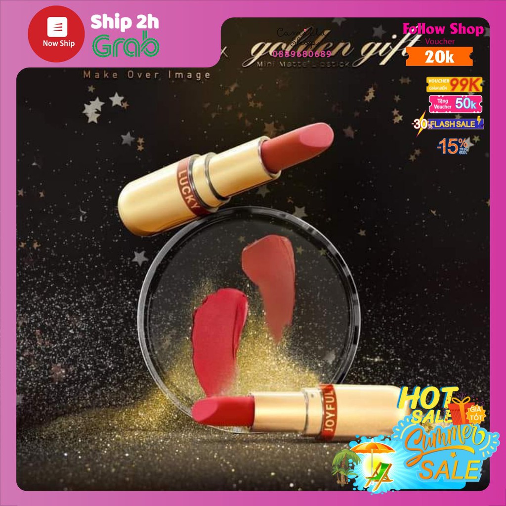 Bộ sưu tập son thỏi mini Golden Gift phien bản mùa lễ hội