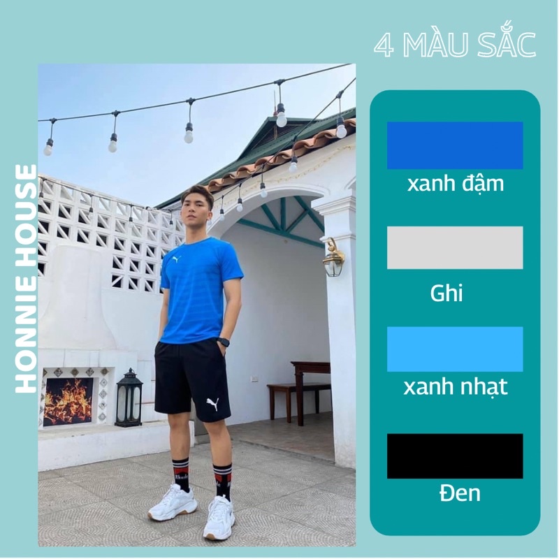 Bộ Nam Hè Thể Thao Cao Cấp Chất Thun Lạnh  Hàng Xuất Xịn