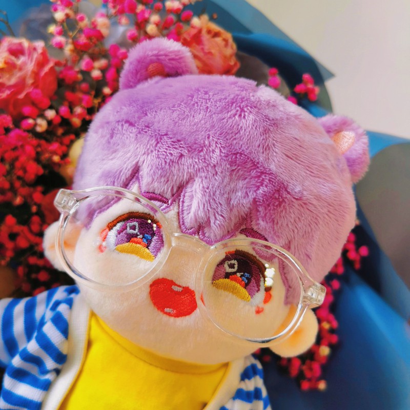 SẴN Kính gọng trong cho doll 15cm 20cm