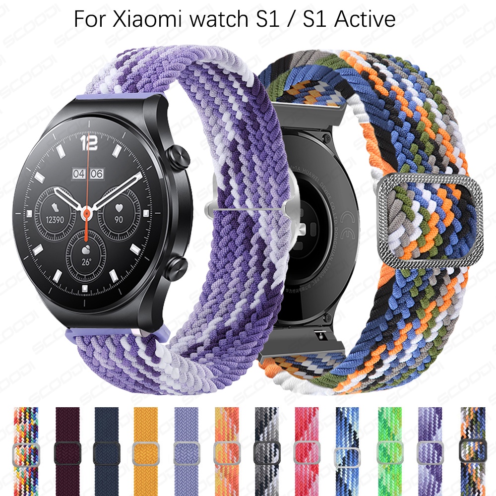 Dây Đeo Sợi Nylon Cho Đồng Hồ Thông Minh Xiaomi watch S1 / S1 Active