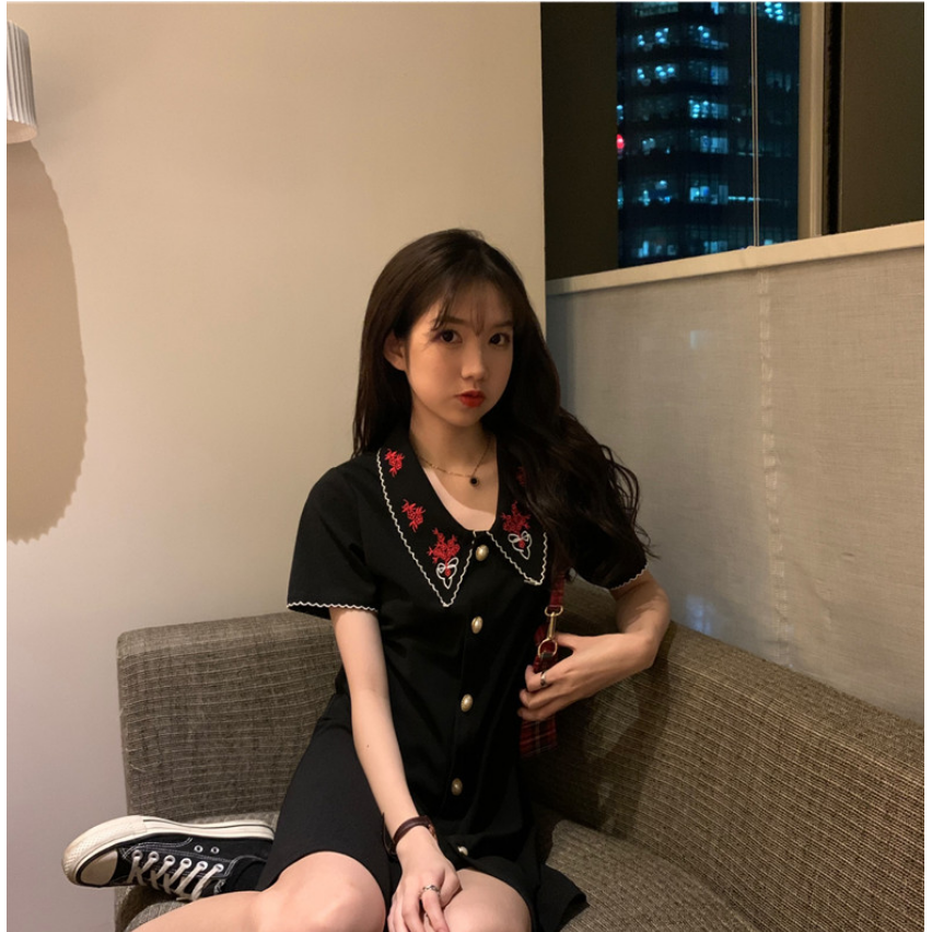 Đầm Chữ A Có Cổ Phong Cách Hàn Quốc Thời Trang | BigBuy360 - bigbuy360.vn