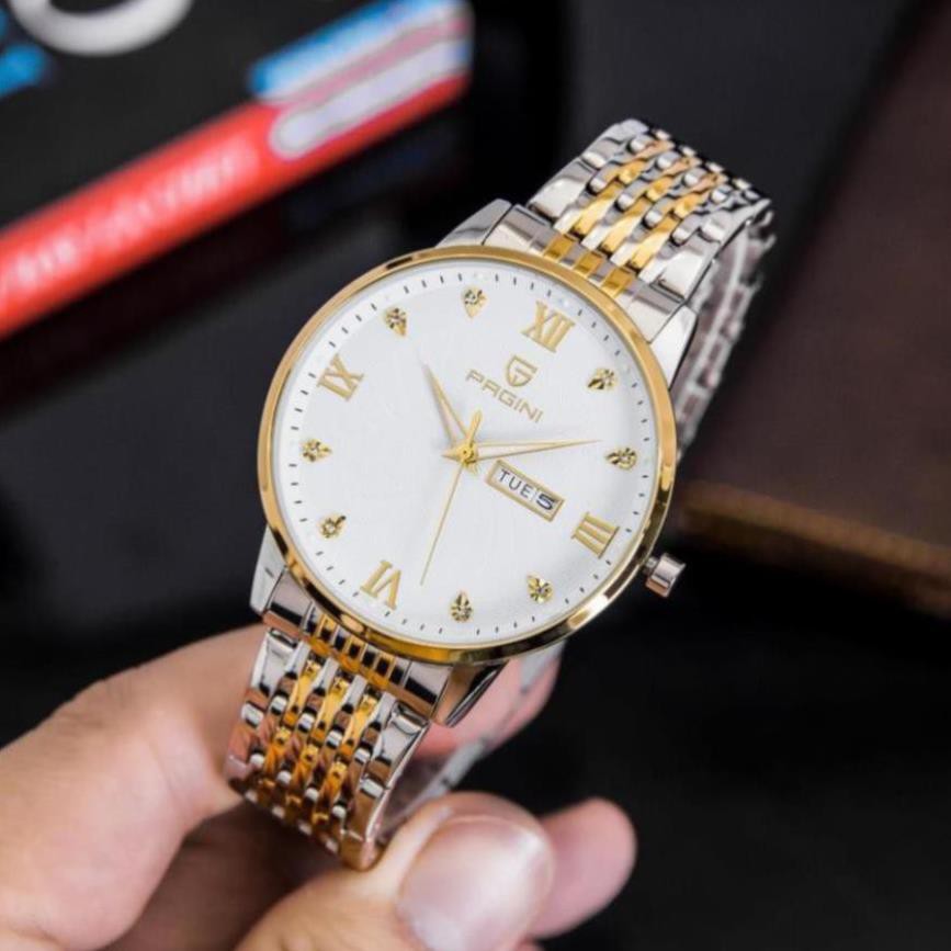 [Chính Hãng 100%] Đồng Hồ Nam PAGINI PA5588 - Đồng Hồ Thời trang nam  Dây Thép Không Gỉ Cao Cấp - Bảo Hành 2 năm | BigBuy360 - bigbuy360.vn