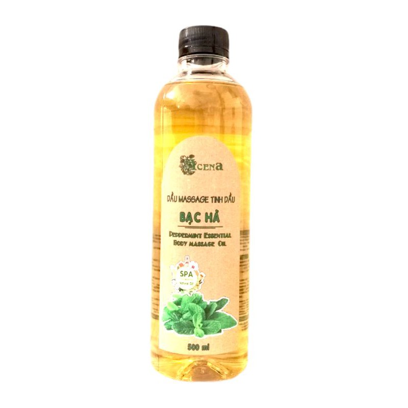 Dầu Massage Body Tinh Dầu Bạc Hà ACENA 500ml