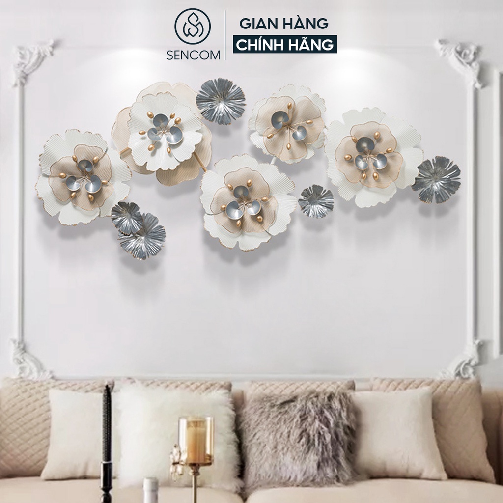 Tranh sắt treo tường nghệ thuật SENCOM đồ vật decor trang trí nhà cửa mã 2025M