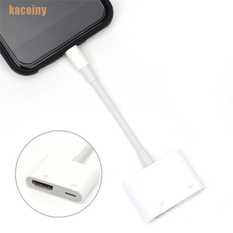 [KACY] Lightning Digital AV Adapter 8Pin Lightning to HDMI Cable for iPhone 8 7 X iPad BNKJ