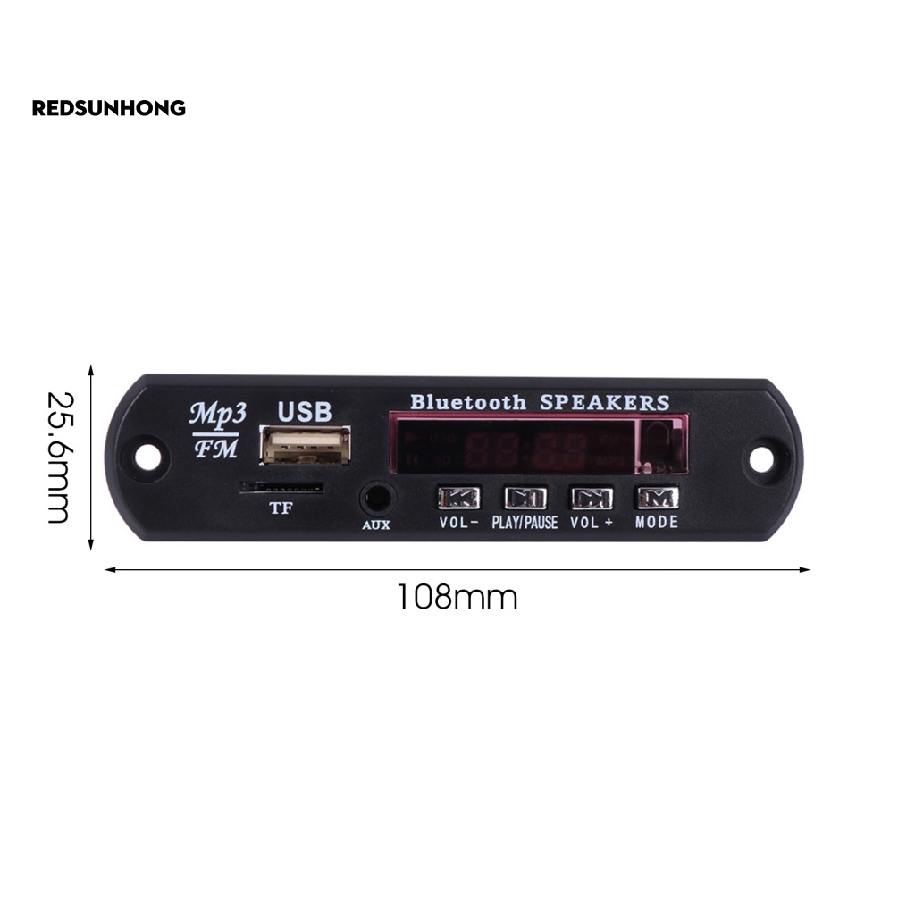 Bảng Mạch Giải Mã MP3 Bluetooth Tiếng Ồn Thấp Kết Nối Bluetooth FM Radio Dành Cho Xe Hơi