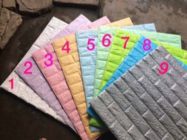Xốp dán tường giả gạch