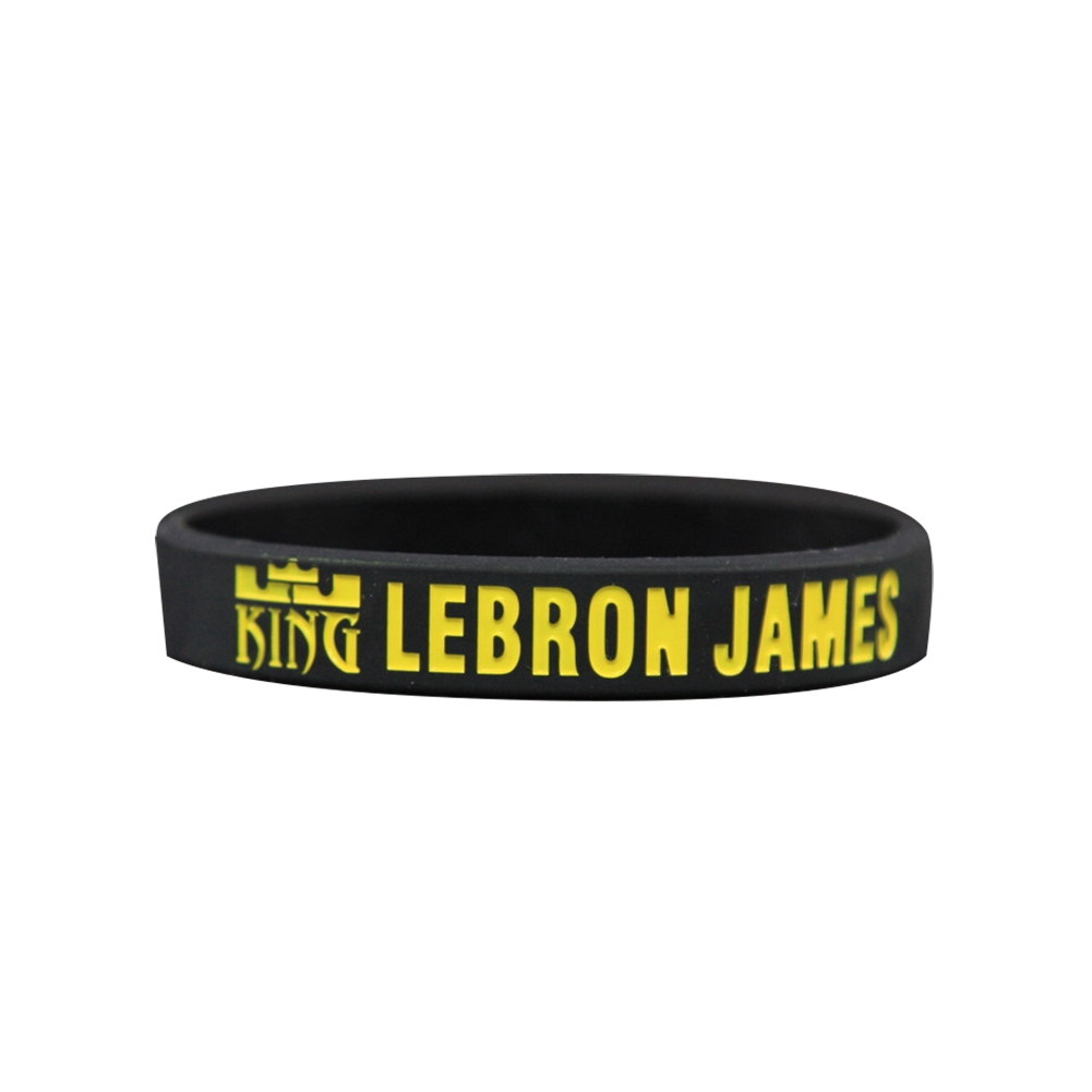 Vòng tay bóng rổ LEBRON JAMES và Curry Fans silicone kiểu dáng thể thao