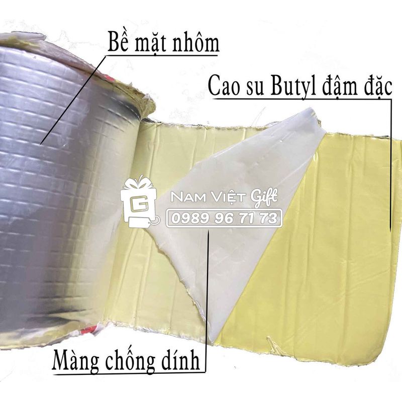 Băng Keo SIÊU DÍNH trên mọi bề mặt, chống thấm nước Nhật Bản khổ 5cm, 10cm x 5 mét