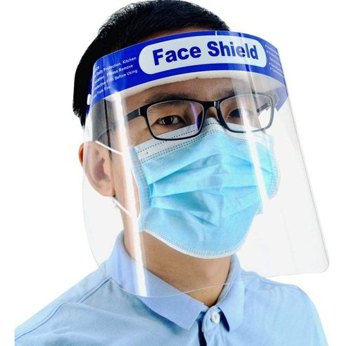 Mắt kính bảo hộ FACE SHIELD MASK chống giọt bắn, chống bụi, che hết khuôn mặt, không mờ HÀNG CHÍNH HÃNG