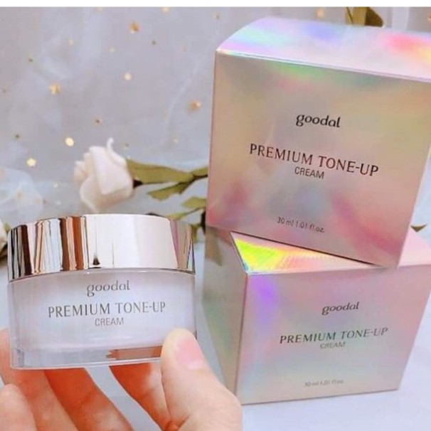 Kem dưỡng trắng da Goodal Premium Snail Tone-Up CreaM ( Mẫu Mới 2020 ) 30ML FULL SIZE