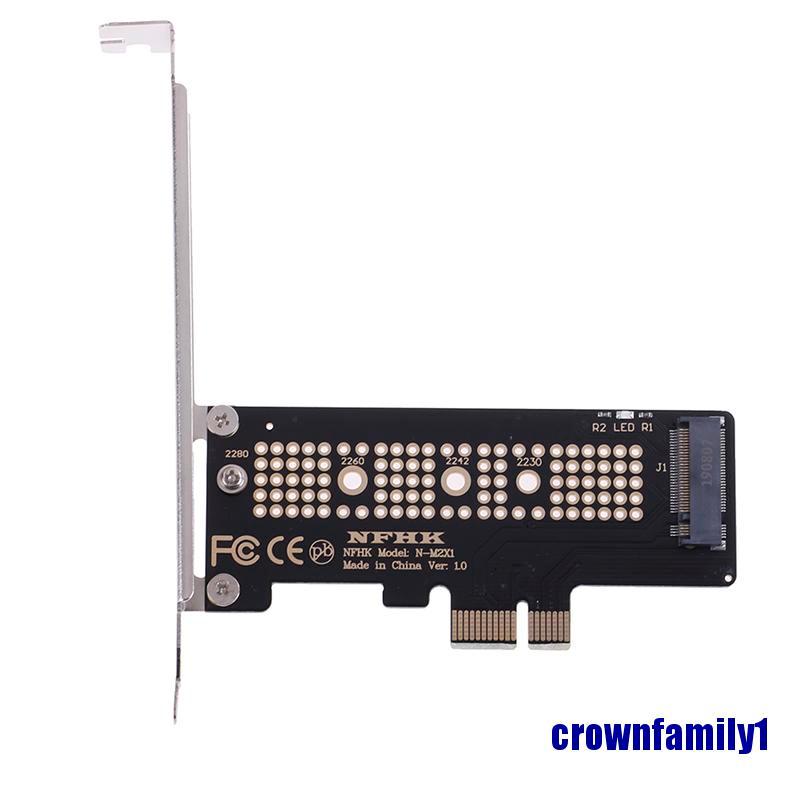 < Crownfamily1 > X4 X2 M.2 Ngff Ssd Sang Pcie X1 Converter Card Adapter Pcie X1 To M.2