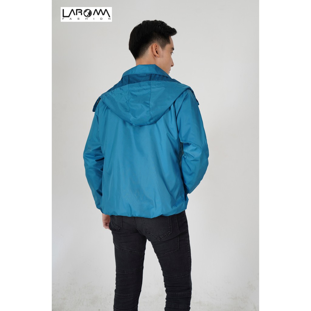 LAROMA Áo gió nam 2 | Giữ ấm - Mũ rời - 2 lớp | BigBuy360 - bigbuy360.vn