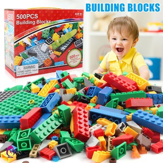 Bộ đồ chơi láp ráp Lego 500 món sáng tạo phát triển trí thông minh cho bé