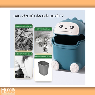 Thùng Rác Để Bàn Size Mini Phong Cách Dễ Thương