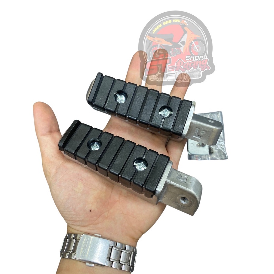 Để chân gập sau titan/inox dành cho tất cả các dòng xe Honda/Yamaha (1Đôi)