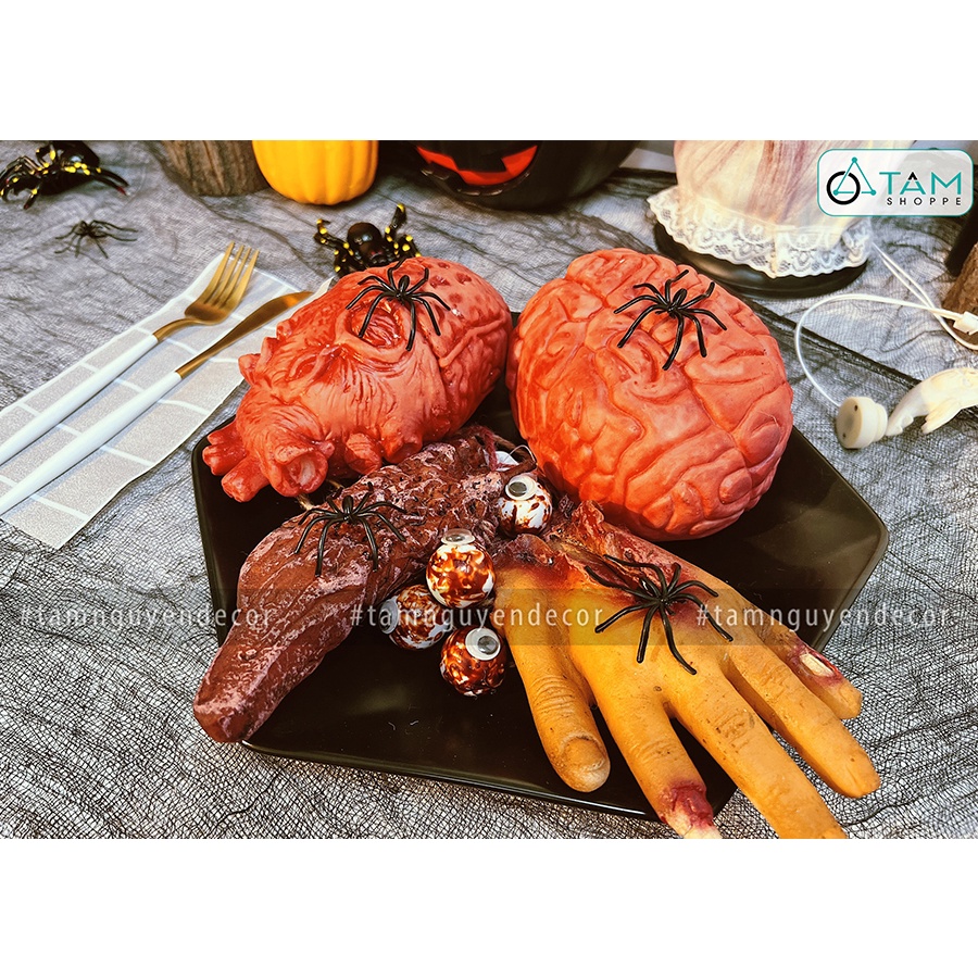 Set 04 con mắt giả trang trí Halloween rướm máu HLW-MAT-01