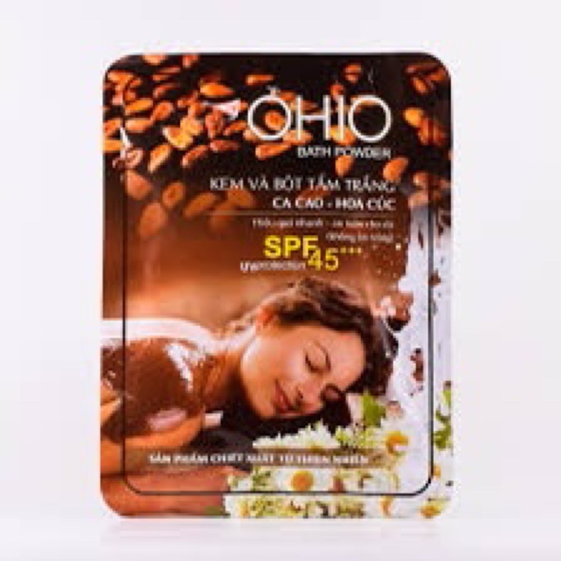 tắm trắng Ohio ca cao - hoa cúc 150g