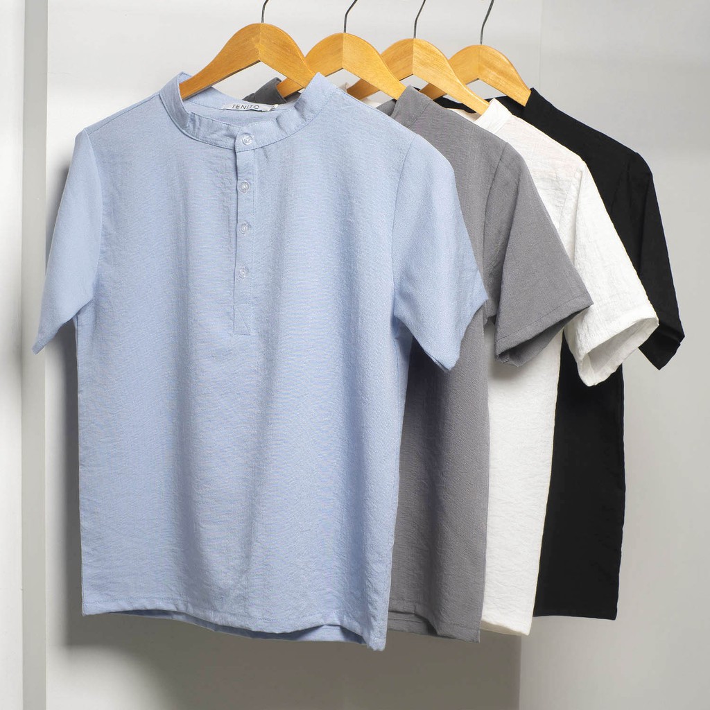 [Mã FAMAYMA2 giảm 10K đơn 50K] Áo Đũi Nam Cộc Tay, Chất Đũi Tự Nhiên, Mềm, Mịn, Mát | BigBuy360 - bigbuy360.vn