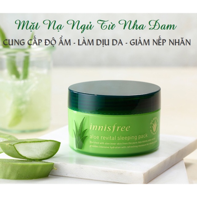 Mặt Nạ Ngủ Lô Hội – Innisfree Aloe Revital Sleeping Pack