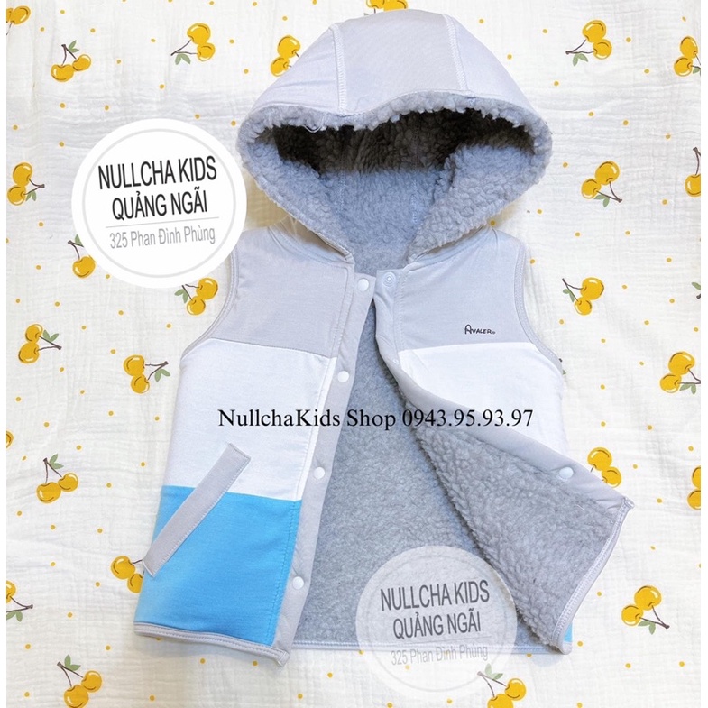 AVALER - Áo gile sợi tre lót lông