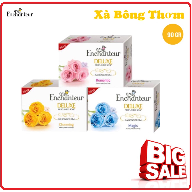 Xà Bông Thơm ENCHANTEUR Hương Nước Hoa 90g