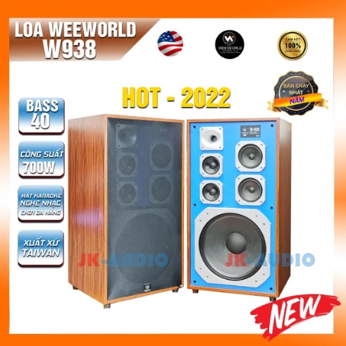Dàn Karaoke Gia Đình Loa Weeworl W938, Sub Monster, Đẩy X23Pro, Mic W321