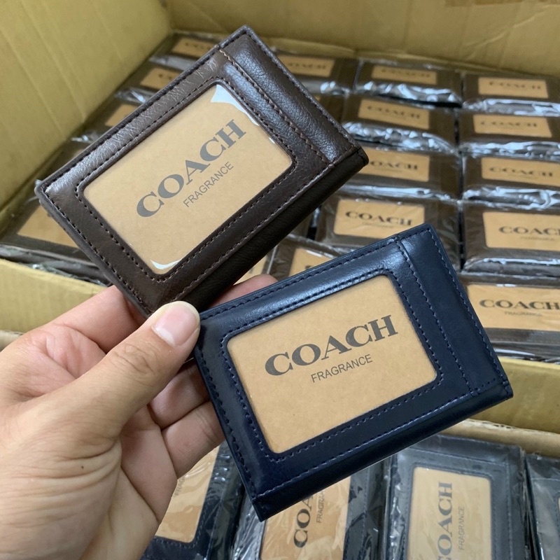 Ví đựng thẻ COACH da thật