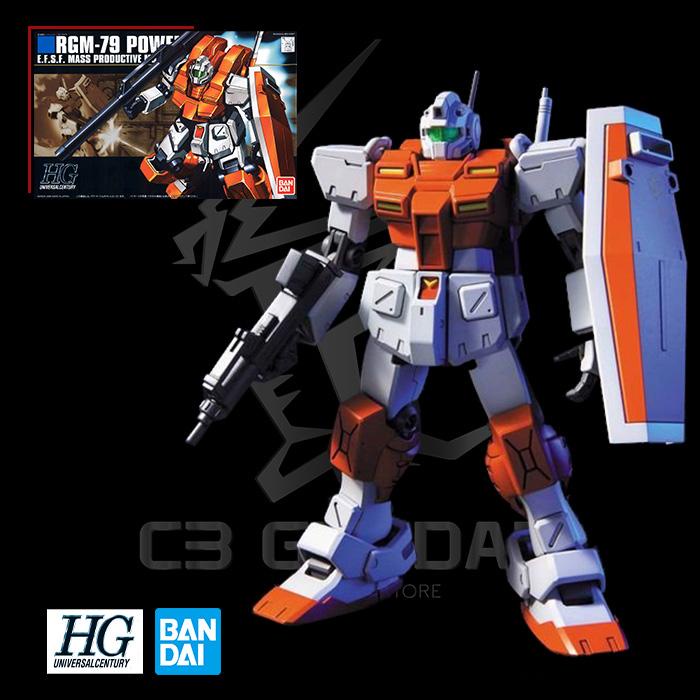 [BANDAI] HG 067 1/144 RGM-79 POWERED GM MÔ HÌNH ĐỒ CHƠI LẮP RÁP GUNDAM GUNPLA CHÍNH HÃNG NHẬT BẢN HGUC