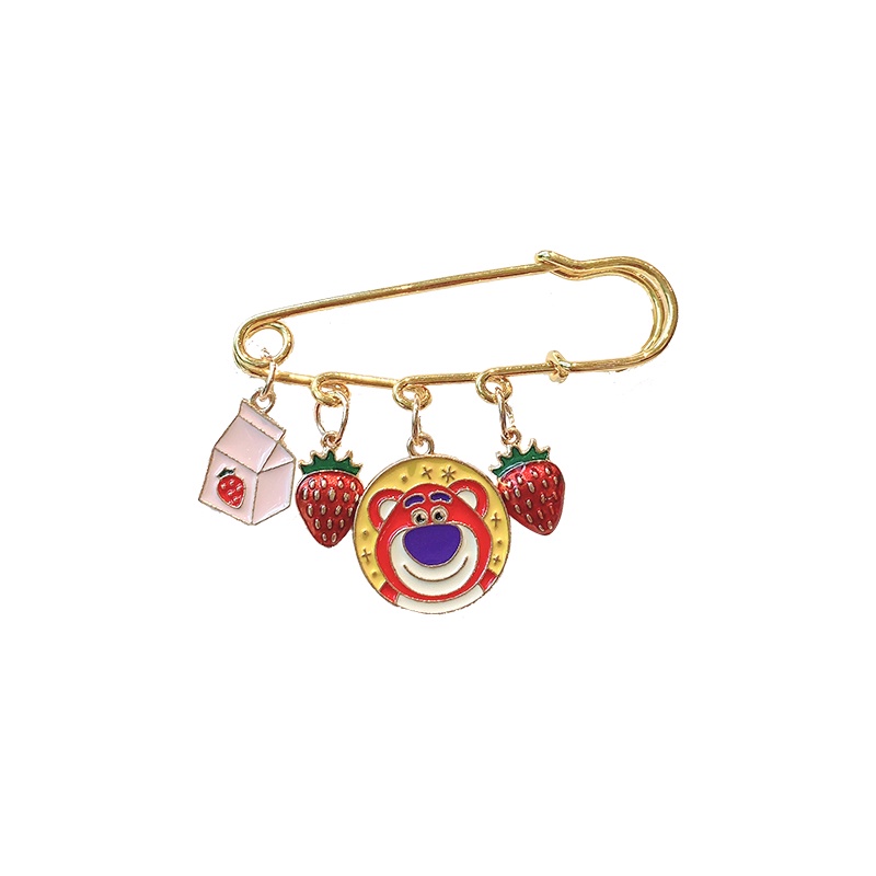 Trâm cài áo họa tiết hoạt hình phong cách hàn quốc xinh xắn cho nữ