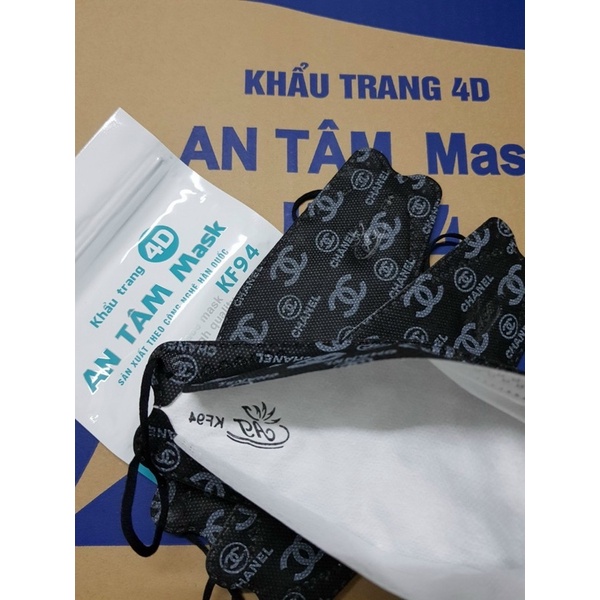 Khẩu trang kf94 an tâm thùng 300cai : xám ,xanh, đen,Hồng ,hoạ tiết ,trắng