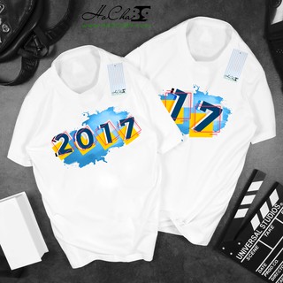 Áo thun Năm Sinh 2017 Mẫu Mới Ảnh Thật - Vải Dày Đẹp - May Dây Cổ Hàng Xuất Khẩu