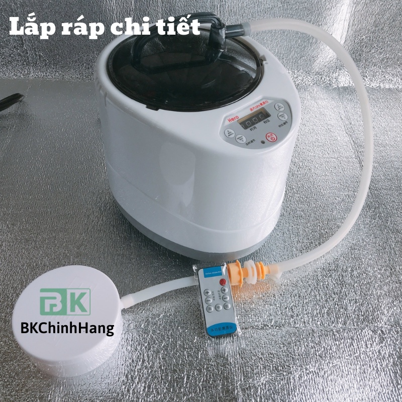 Nồi Xông Hơi 4L Hero Chính Hãng - Nồi Xông Hơi Toàn Thân, Xông Hơi Giải Cảm, Spa,... - BK Chính Hãng