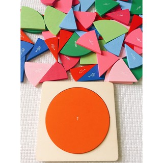 [GIÁO_CỤ_MONTESSORI] Đĩa học phân số